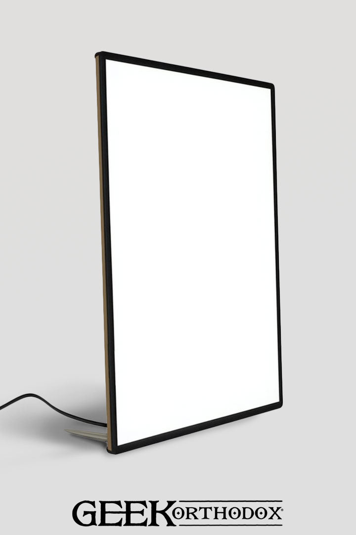 LED Light Box Display | Illuminated Art Panel for Stained Glass & Collectibles