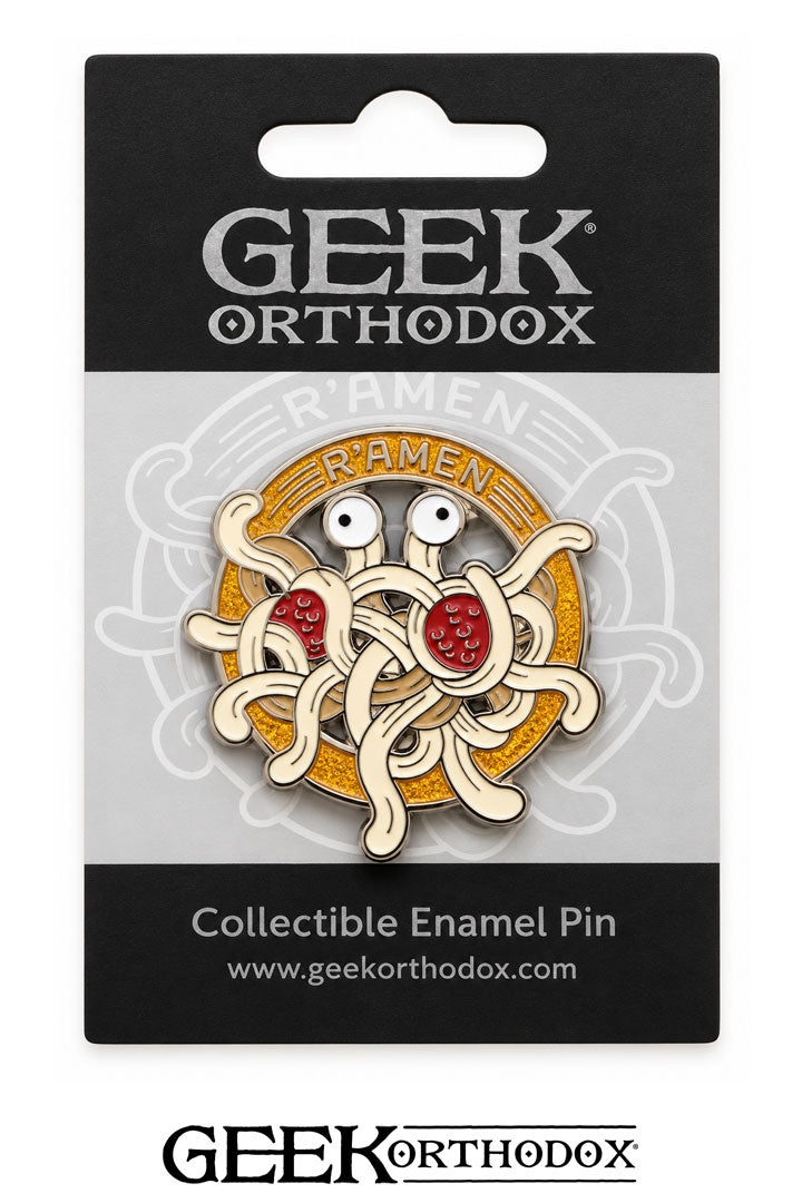 R’amen | Flying Spaghetti Monster Enamel Pin