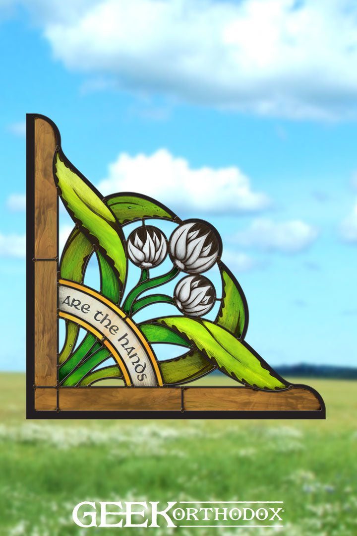 Middle-earth | Kingsfoil Corner Set Stained Glass Window Cling