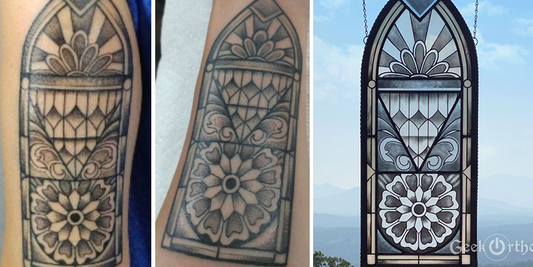 From ink to glass