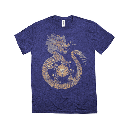 D20 Dragon - Unisex Triblend