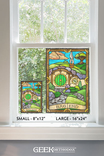 Middle-earth - Bag End Applied Window Art