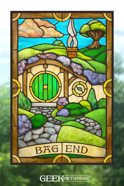 Middle-earth - Bag End Applied Window Art