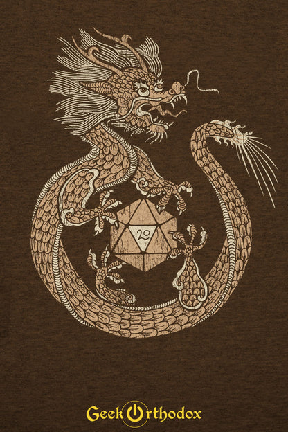 D20 Dragon - Unisex Triblend