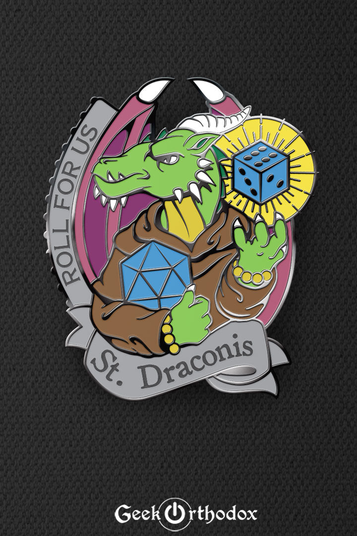 St. Draconis - Enamel Pin