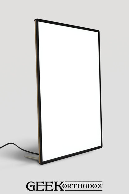 LED Light Box Display | Illuminated Art Panel for Stained Glass & Collectibles