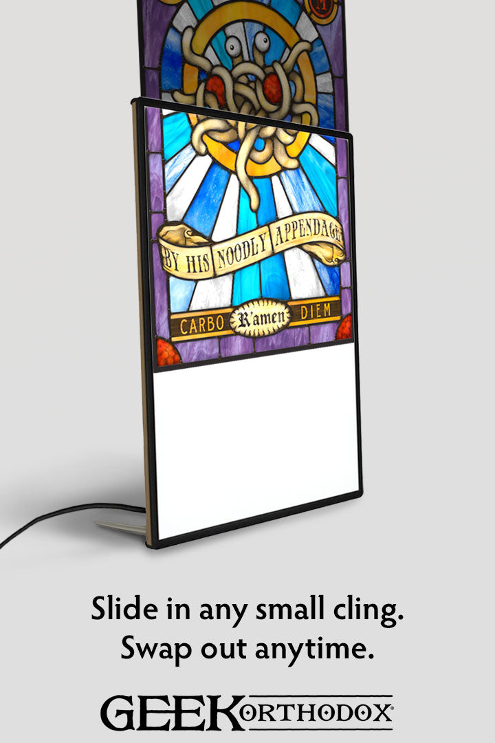 LED Light Box Display | Illuminated Art Panel for Stained Glass & Collectibles