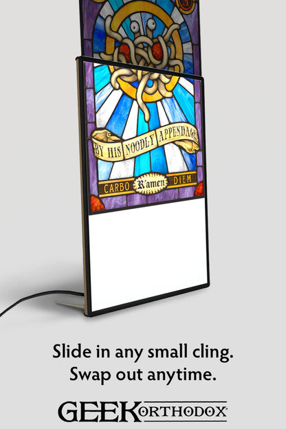 LED Light Box Display | Illuminated Art Panel for Stained Glass & Collectibles