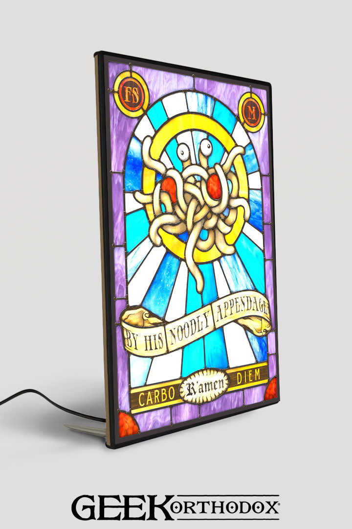 LED Light Box Display | Illuminated Art Panel for Stained Glass