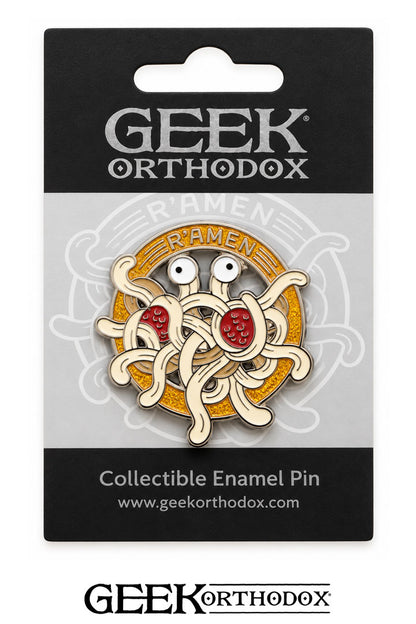 R’amen | Flying Spaghetti Monster Enamel Pin