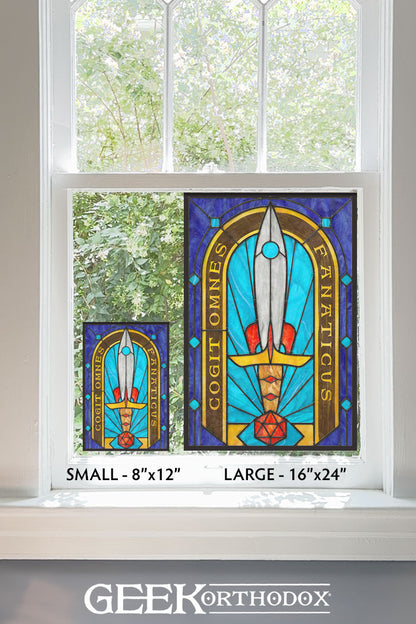 Uniting All Fans | Fandom Unity Stained Glass Static Cling - Geek Community Art