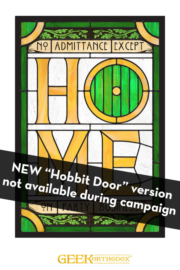 Middle-earth - Home Door Applied Window Art