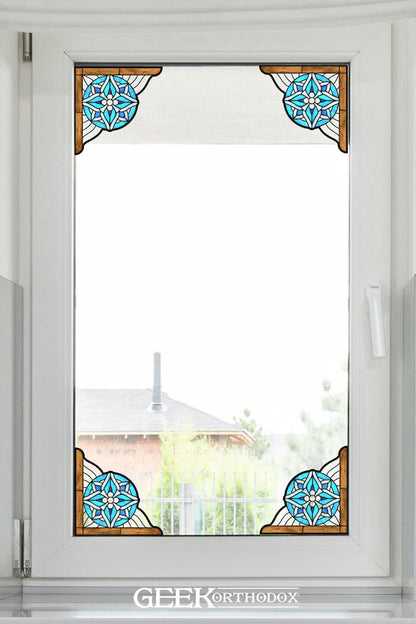 Middle-earth | Star of Earendil Corner Set Stained Glass Window Cling