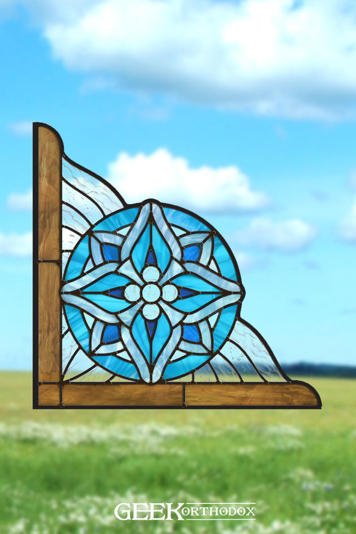 Middle-earth | Star of Earendil Corner Set Stained Glass Window Cling