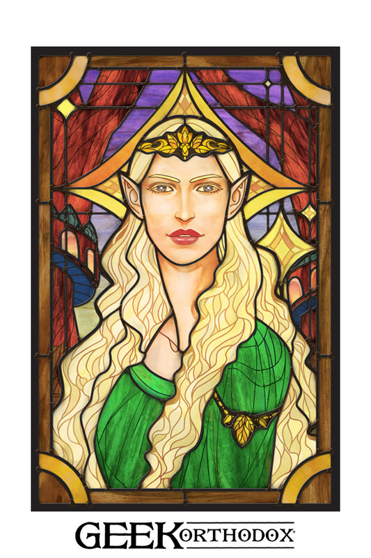 Middle-earth | Asmodee Galadriel Stained Glass Window Cling