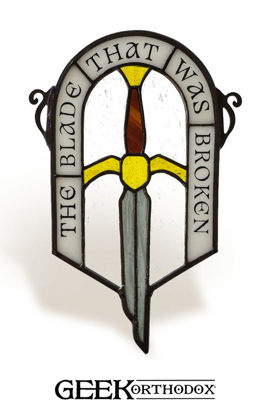 Middle-earth | The Blade That Was Broken Stained Glass Suncatcher