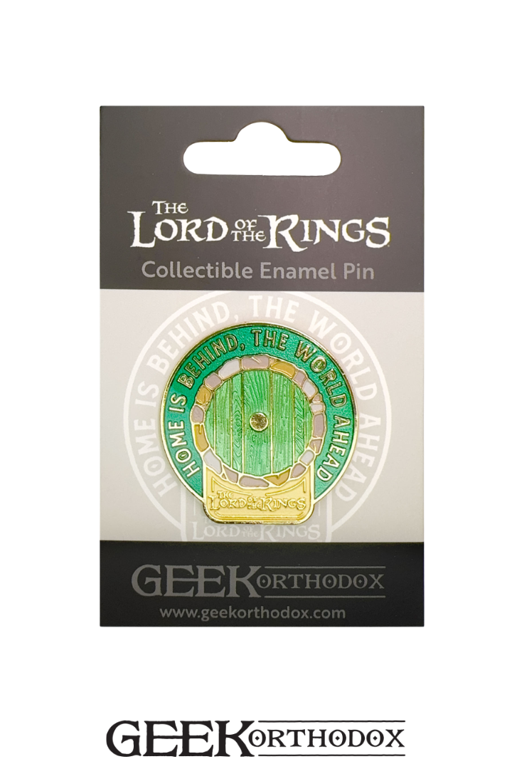 Middle-earth | Home is Behind Hobbit Walking Song Quote Enamel Pin