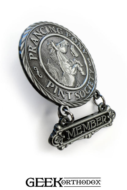Middle-earth | Pracing Pony Pint Club Enamel Pin