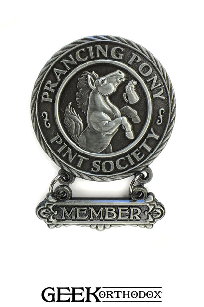 Middle-earth | Pracing Pony Pint Club Enamel Pin