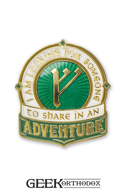 Middle-earth | Share in an Adventure Gandalf Quote Enamel Pin