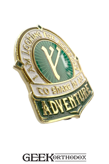 Middle-earth | Share in an Adventure Gandalf Quote Enamel Pin