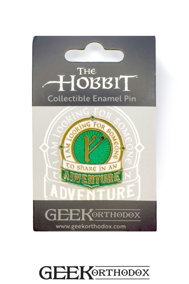 Middle-earth | Share in an Adventure Gandalf Quote Enamel Pin