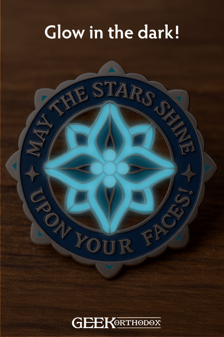Middle-earth | May the Stars Shine Upon Your Faces Enamel Pin