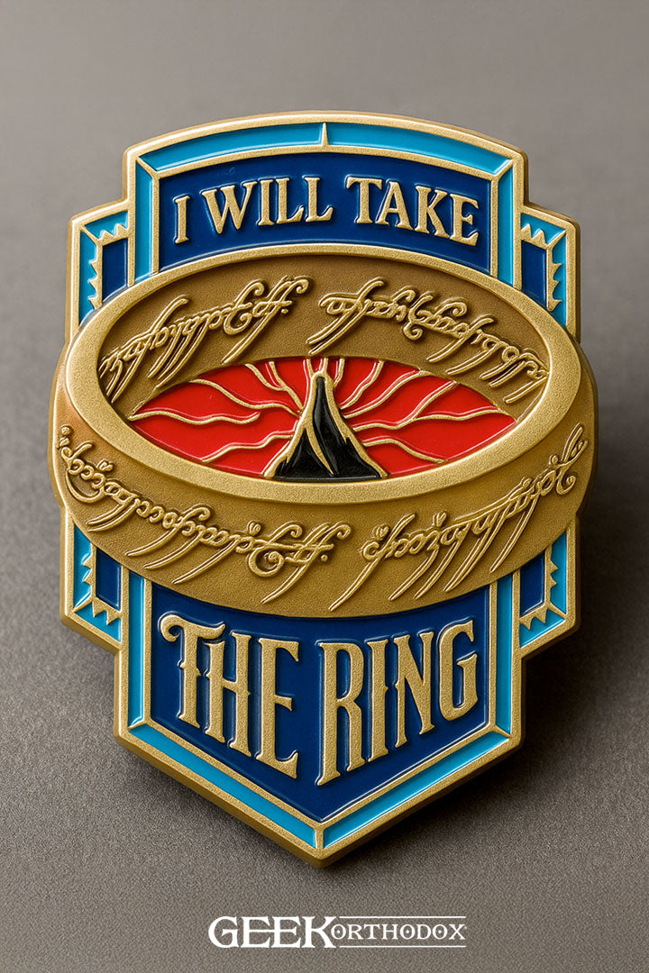 Middle-earth | I Will Take the Ring Enamel Pin
