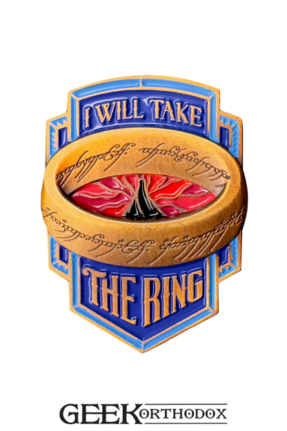 Middle-earth | I Will Take the Ring Enamel Pin