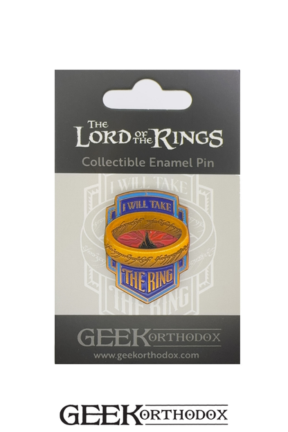 Middle-earth | I Will Take the Ring Enamel Pin