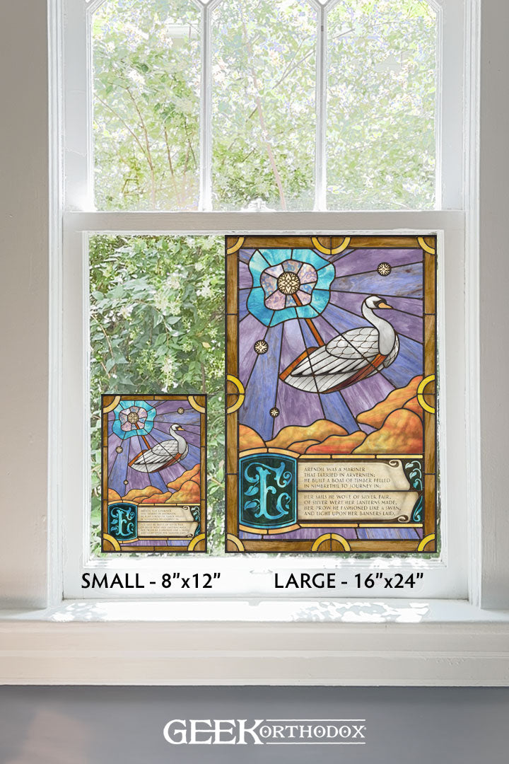 Middle-earth | The Song of Earendil Stained Glass Window Cling