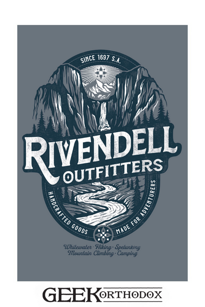 Middle-earth | Rivendell Outfitters LOTR Premium Unisex T-Shirt - LOTR Apparel
