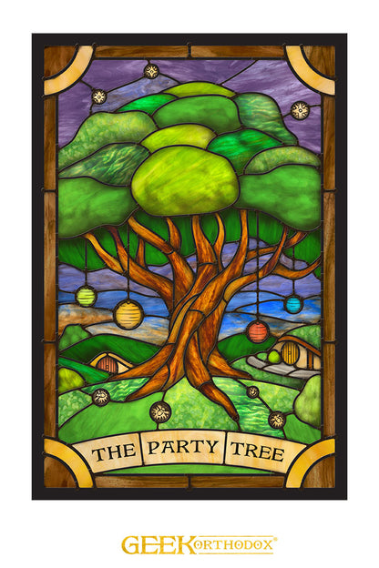 Middle-earth - Party Tree Applied Window Art