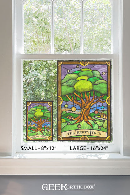 Middle-earth - Party Tree Applied Window Art