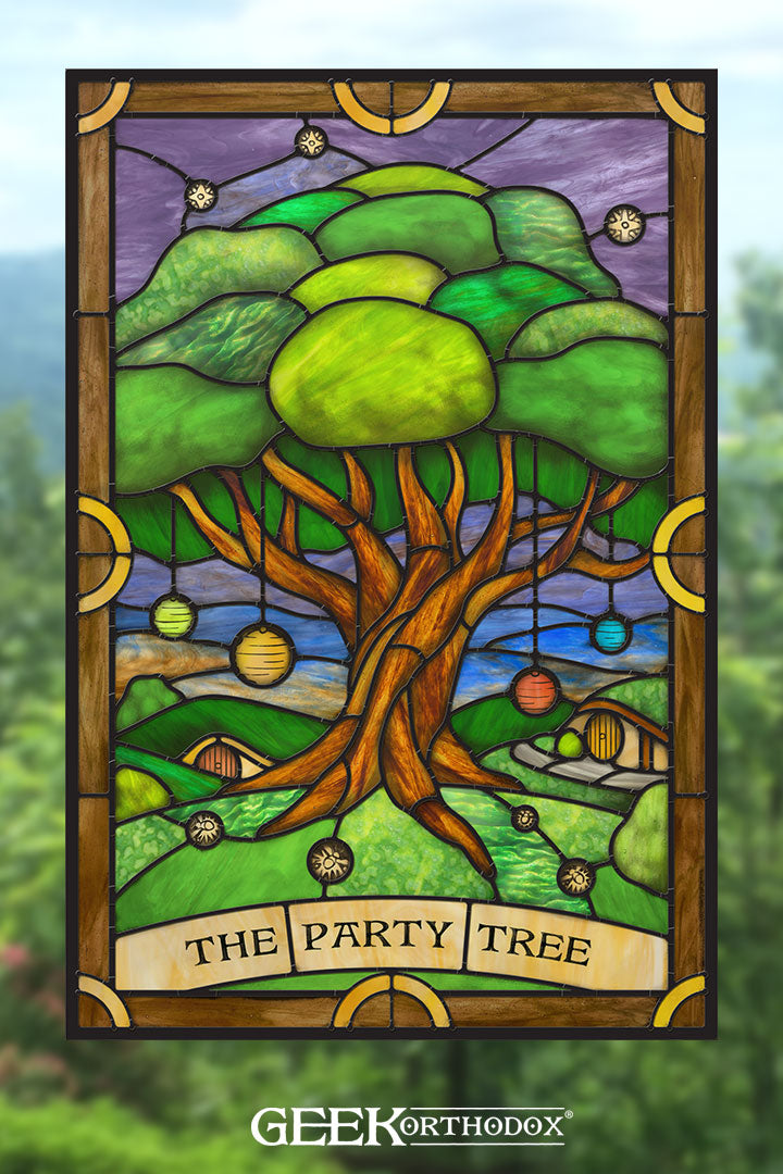 Middle-earth - Party Tree Applied Window Art