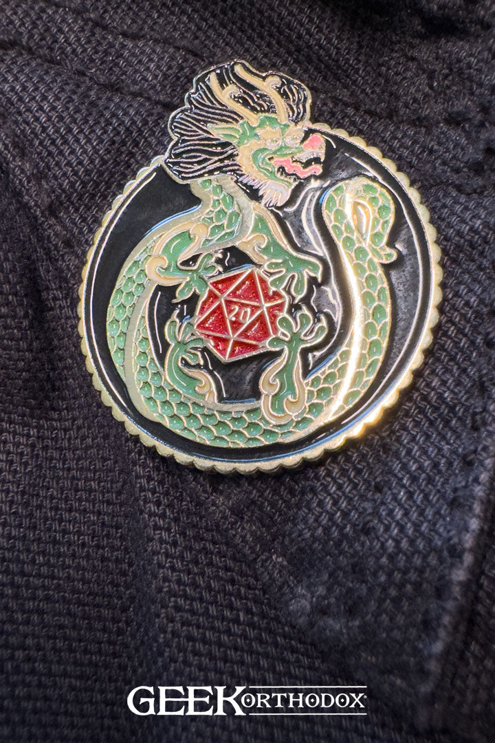 Dragon D20 - Enamel Pin