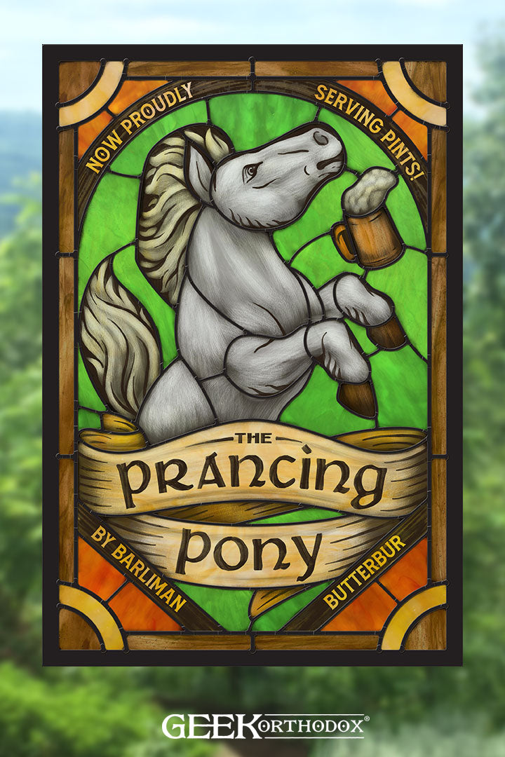 Middle-earth - Prancing Pony Applied Window Art