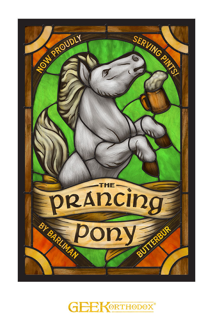 Middle-earth - Prancing Pony Applied Window Art