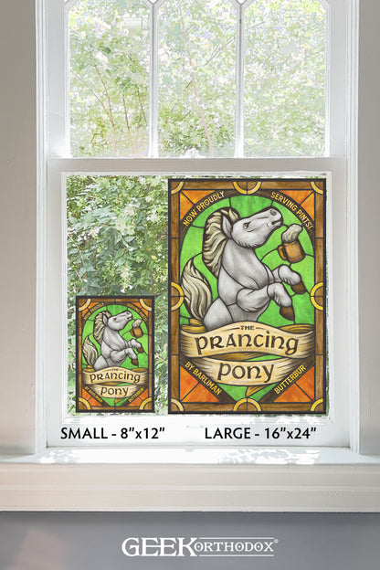 Middle-earth - Prancing Pony Applied Window Art