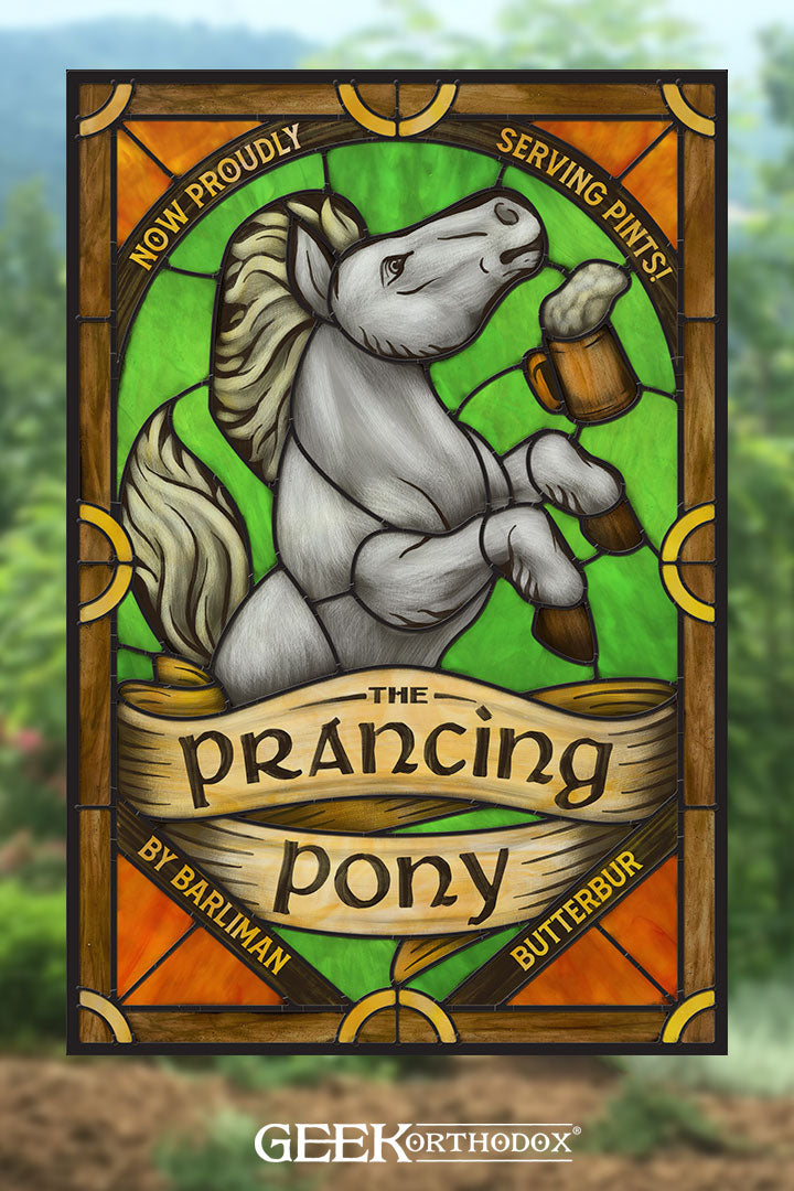 Middle-earth - Prancing Pony Applied Window Art