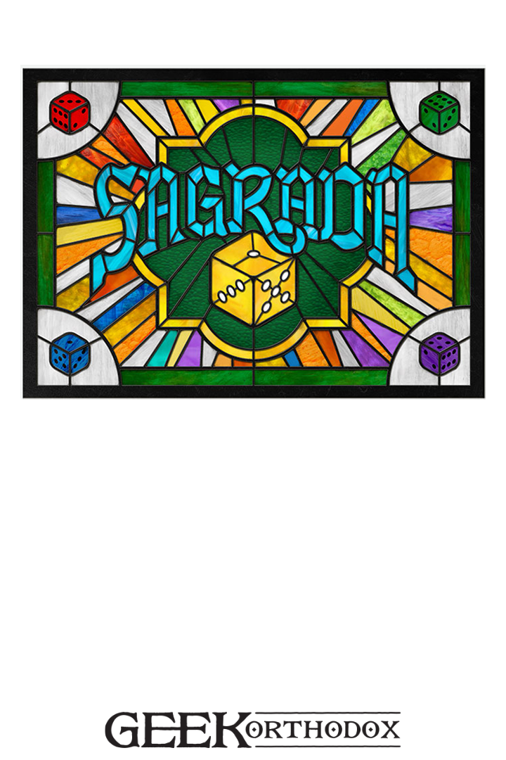 Sagrada - Stained Glass window cling