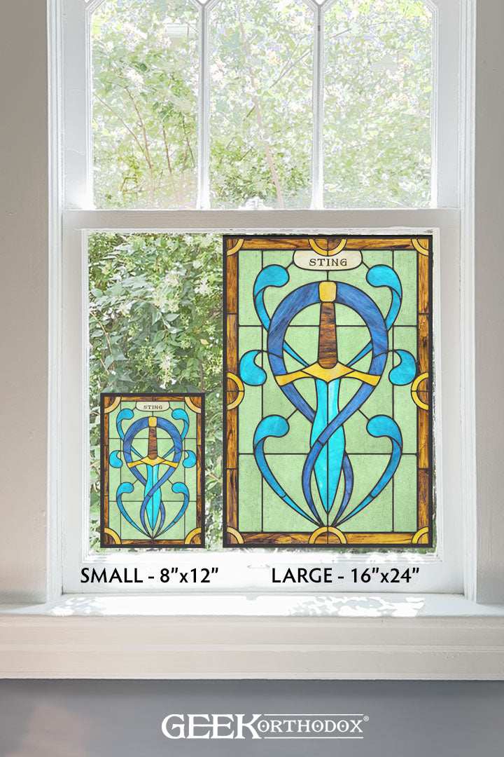 Middle-earth - Sting Applied Window Art