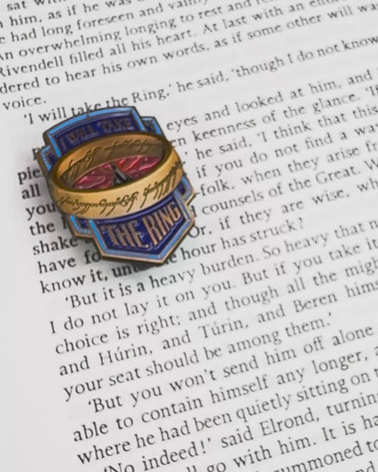 Middle-earth | I Will Take the Ring Enamel Pin