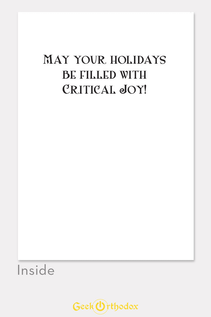 Merry CRIT-mas Holiday Cards