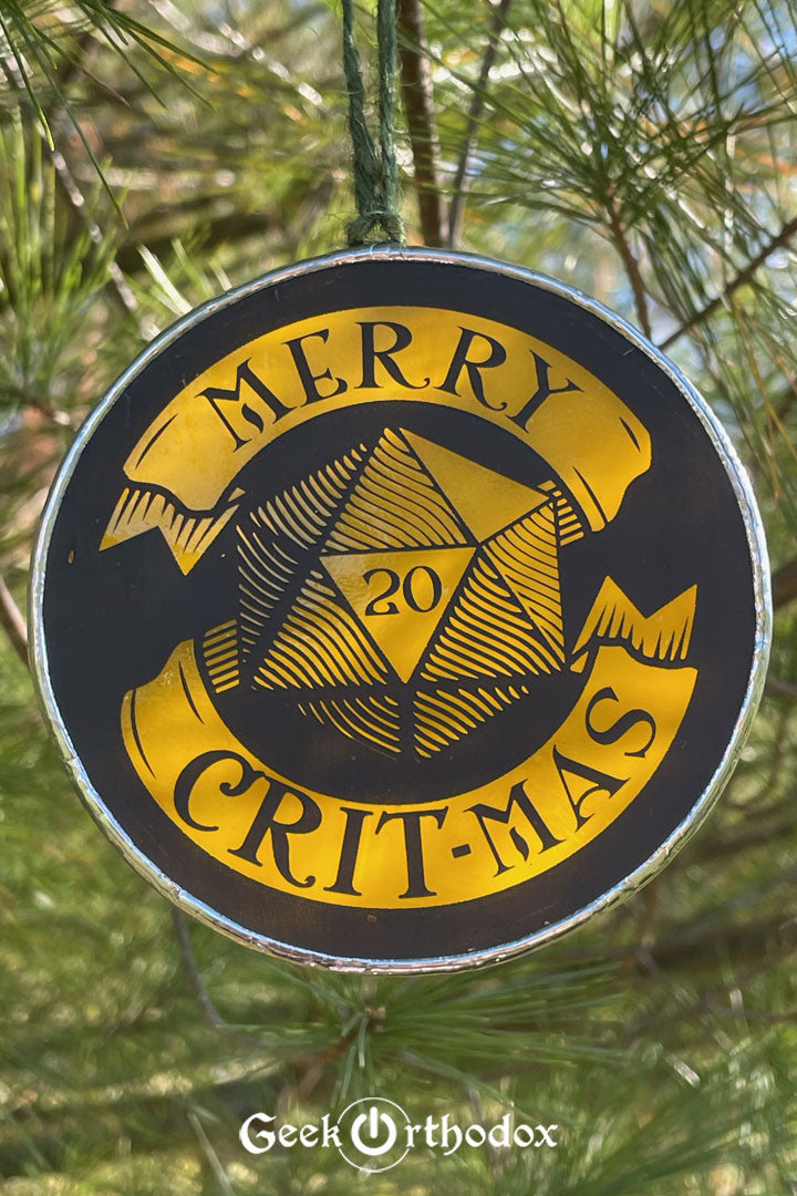 Merry CRIT-Mas Ornaments
