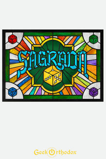 Sagrada - Stained Glass window cling
