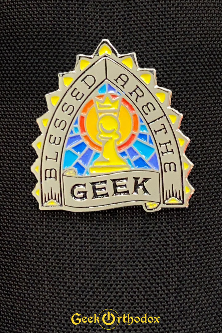 Blessed are the Geek - Enamel Pin
