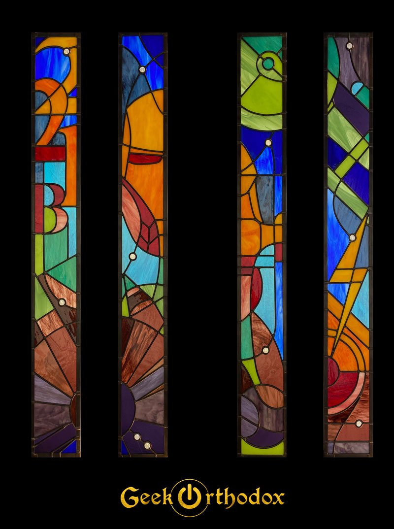 Original Stained Glass Custom Commission (Initial Deposit)